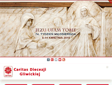 Tablet Screenshot of caritasgliwice.pl